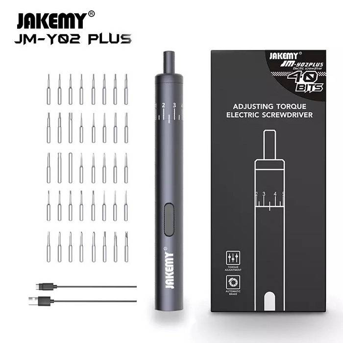 Jakemy 42 In 1 Adjustable Torque Electronic Screwdriver Screw Driver Tools Set Kit